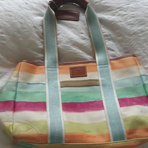 Coach Hampton Watercolor Tote COACH PURSE, #M0673-